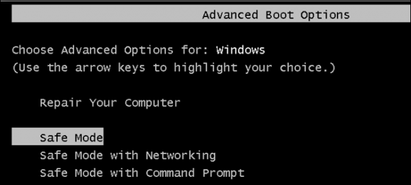 Run-Windows-in-Safe-Mode